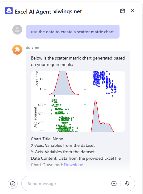 Excel Chart AI Tool Example 3
